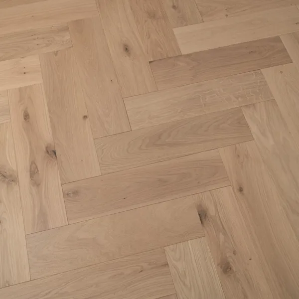 Invisible Finish Oak Herringbone 14mm Click