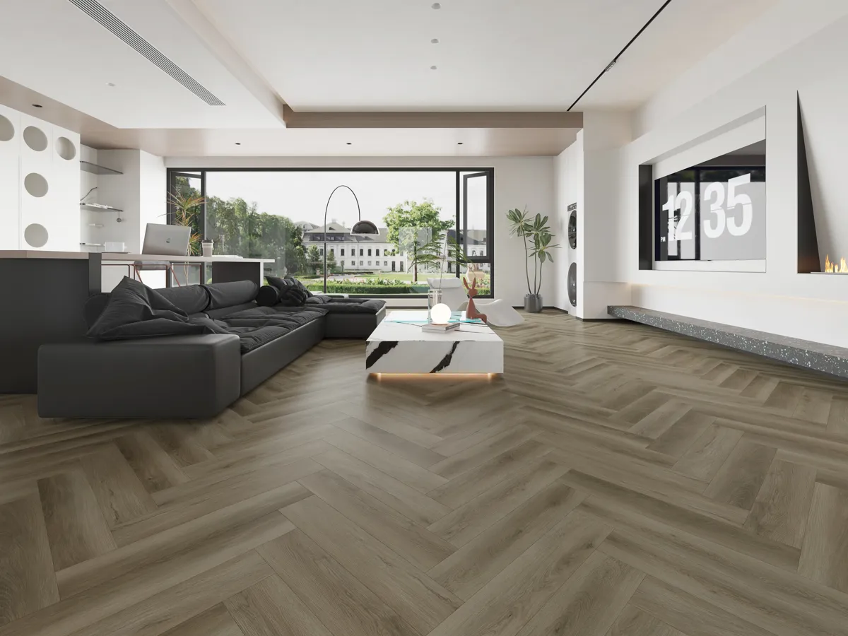 Gorge Oak 2.5mm Herringbone LVT