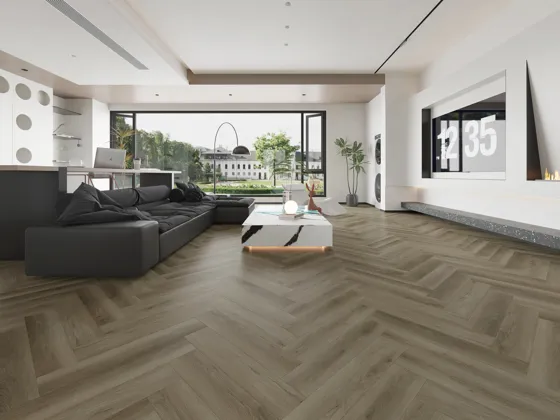Gorge Oak 2.5mm Herringbone LVT