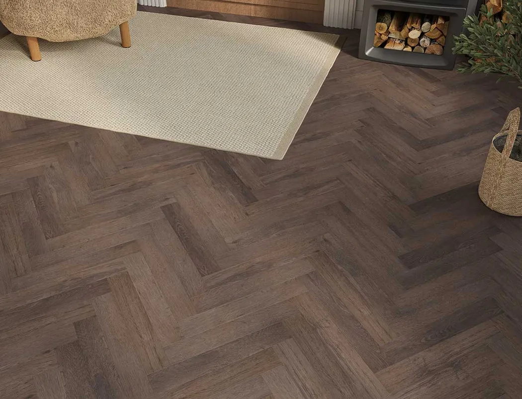 Cuban Walnut 2mm Herringbone LVT