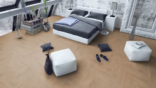 Oregon Oak 12mm Herringbone