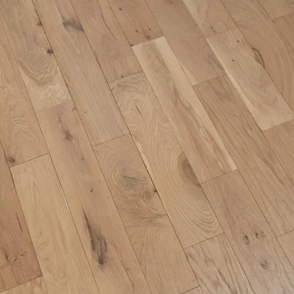 Invisible Oak 10mm x 125mm Brushed & Matt Lacquered Engineered Oak