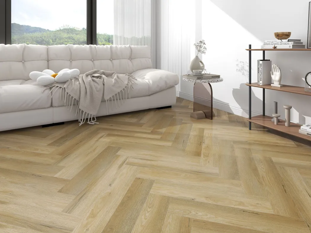 Sand Oak Herringbone Premium 8mm SPC Click
