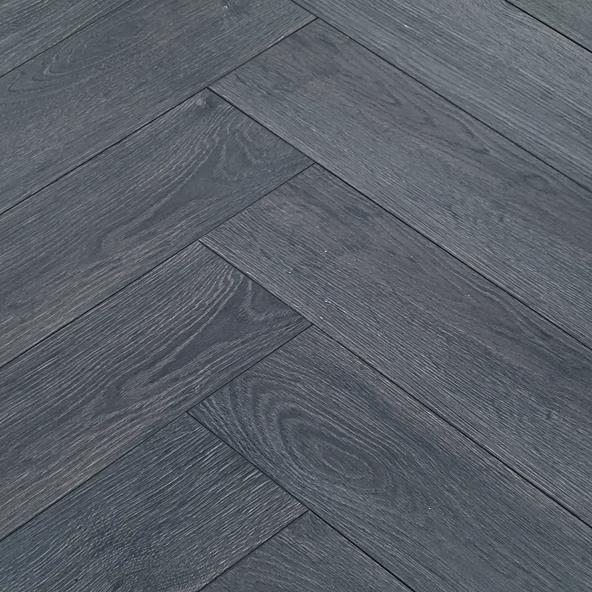 Elba Oak Black Herringbone 8mm