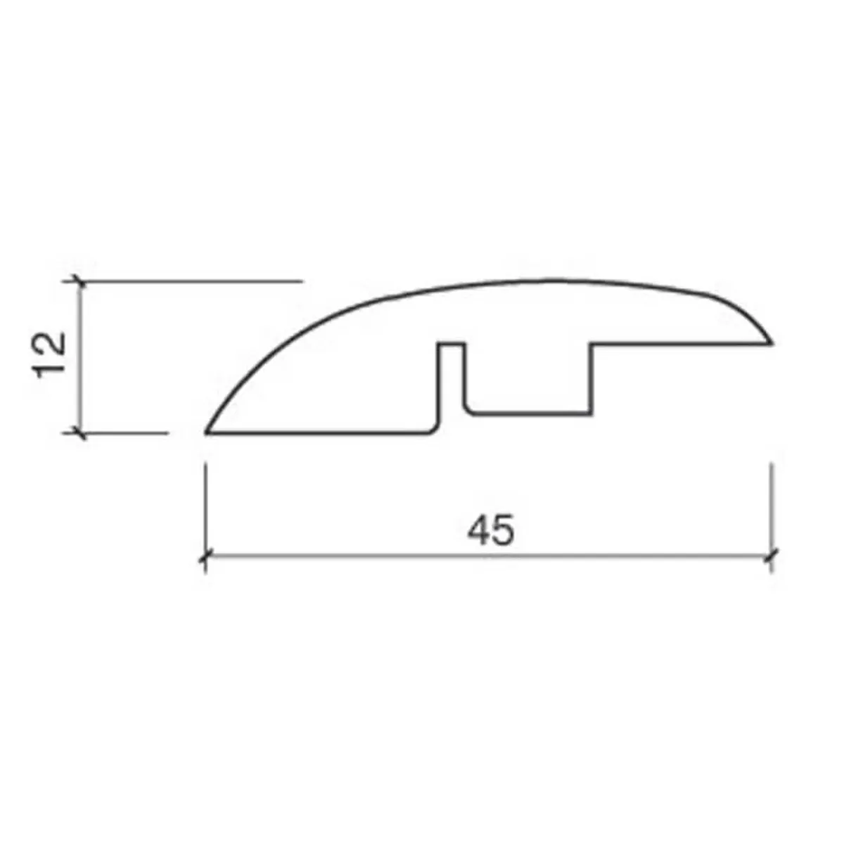 Best Colour Match Ramp Bar 0.9m