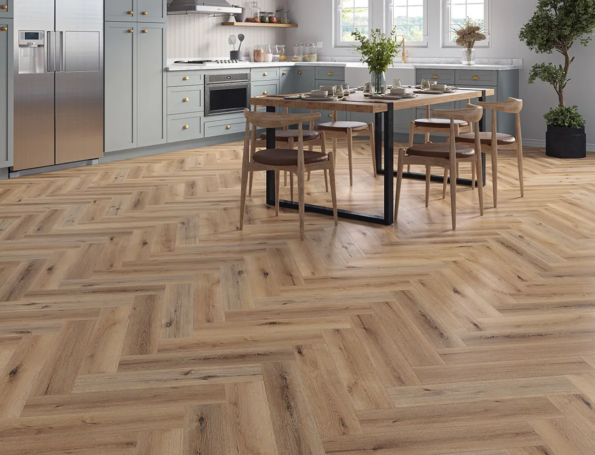 Camberley Oak 5mm Herringbone SPC Click