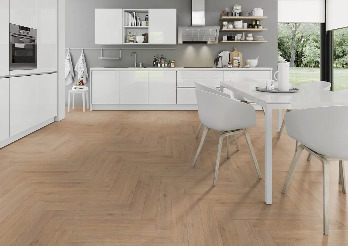 Oregon Oak 12mm Herringbone