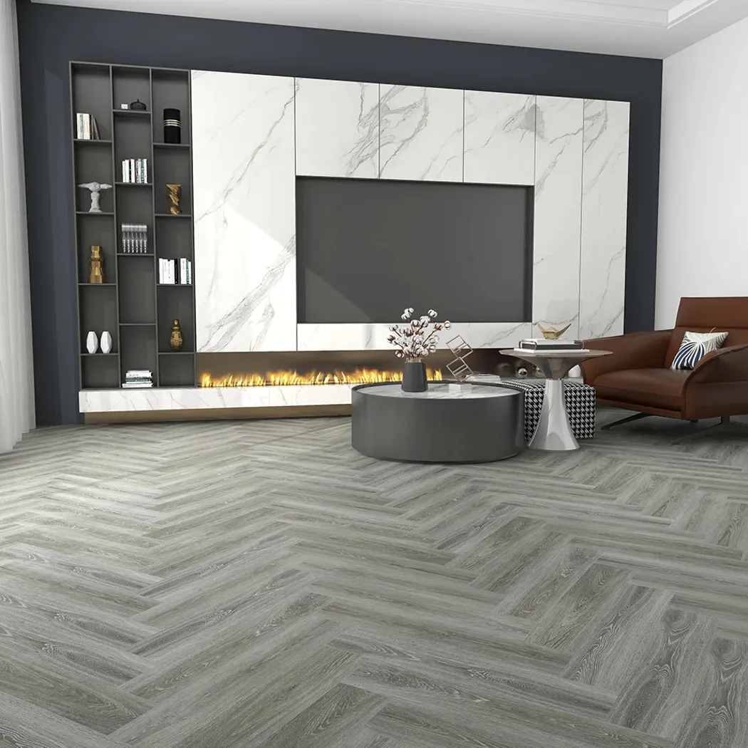 Driftwood Herringbone 5.2mm SPC Click