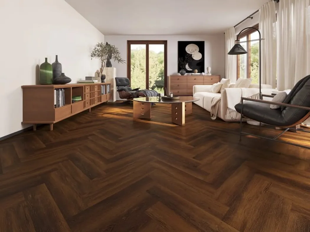 Old Walnut Herringbone 5.2mm SPC Click