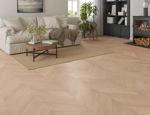 Warm Oak 3mm Chevron LVT