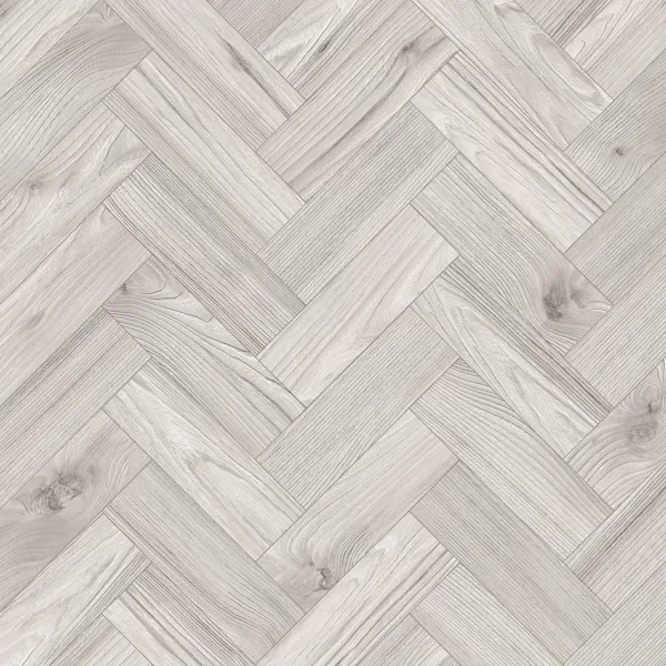 Arctic Oak Herringbone Dryback LVT