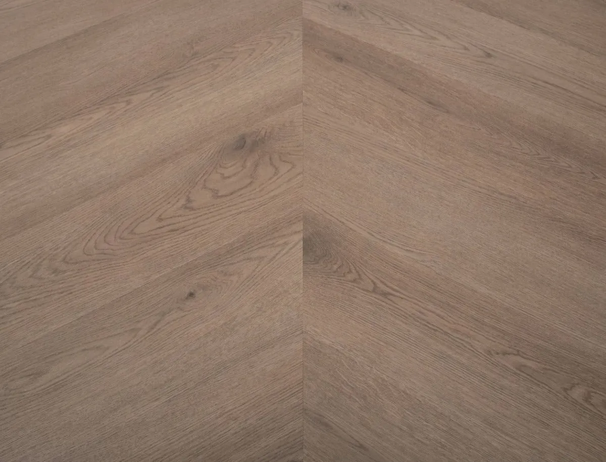 Smoked Bourbon 3mm Chevron LVT