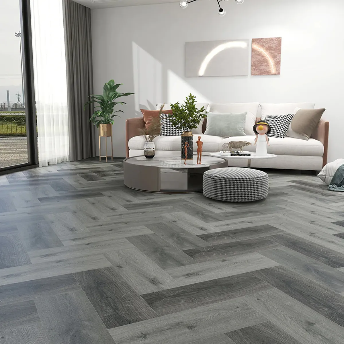 Stoney Oak 5.2mm SPC Herringbone Click