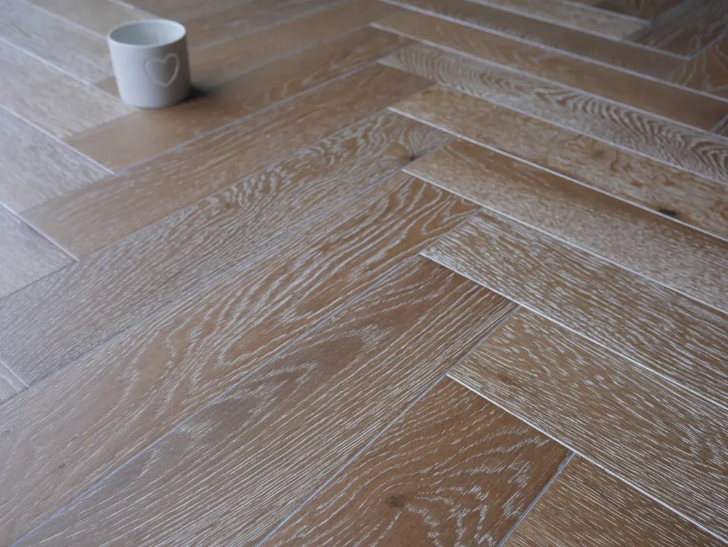 Smoked White Oak Herringbone 14mm