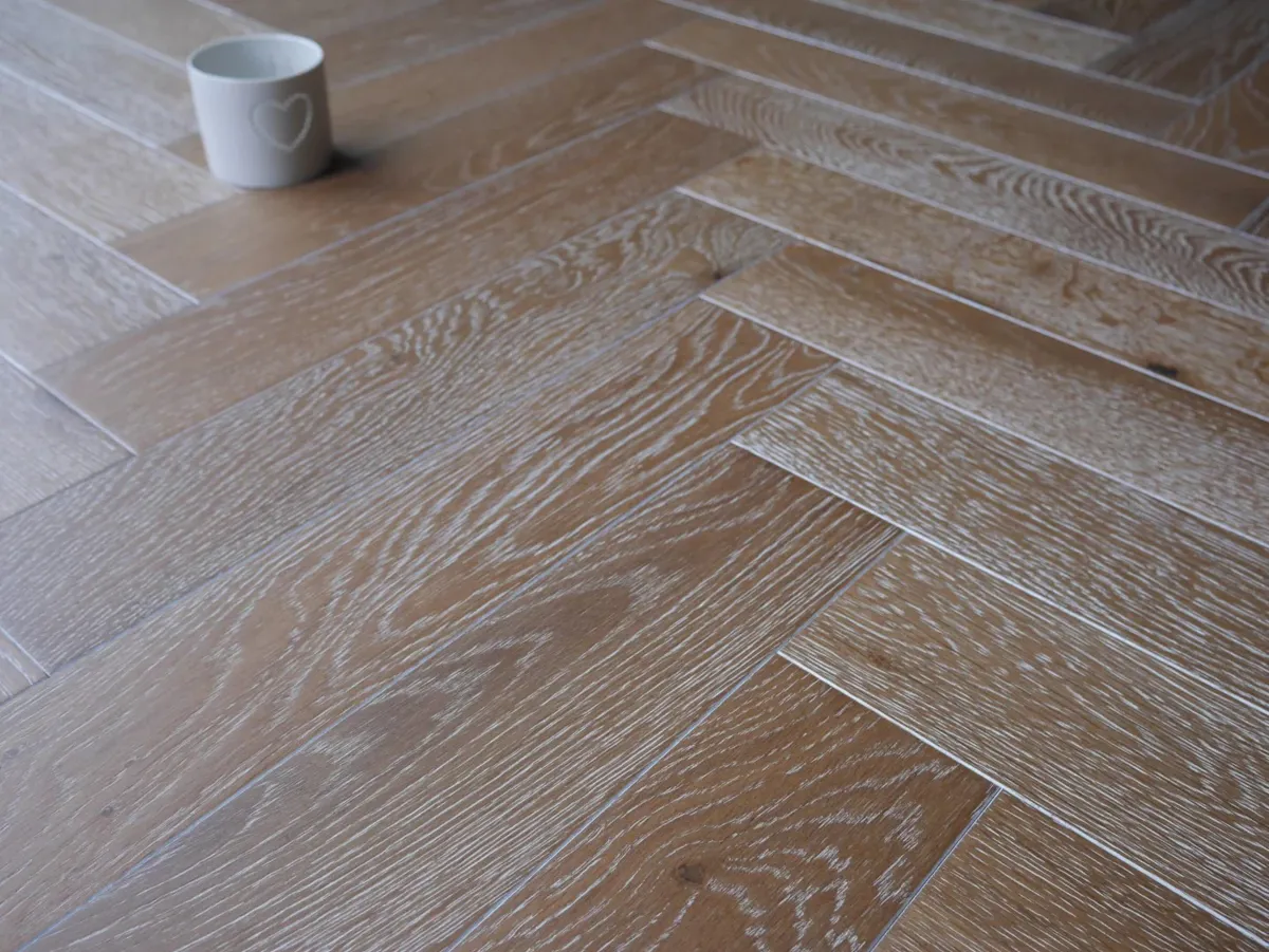 Smoked White Oak Herringbone 14mm