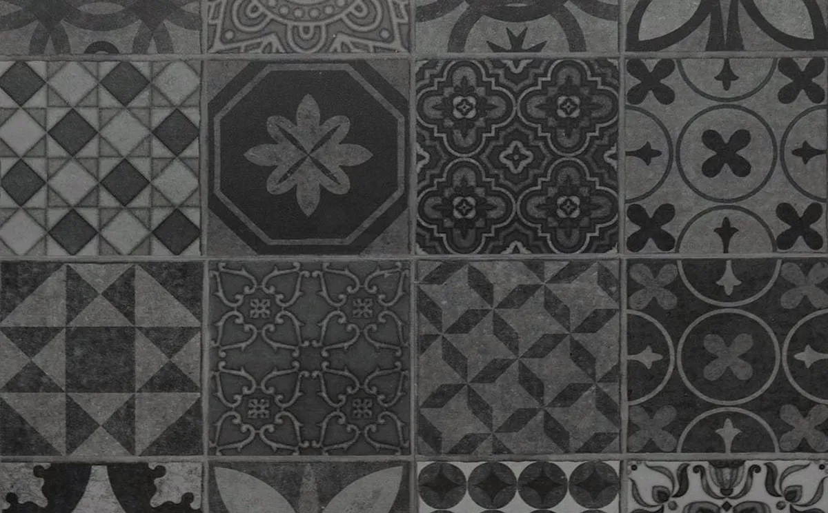 Pre Grouted Victorian Midnight SPC Click Tile