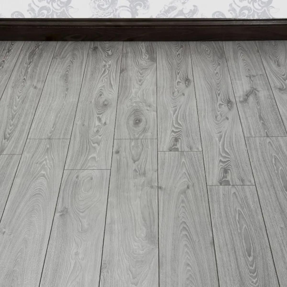 Elegant Grey Oak AC5 12mm Laminate Flooring