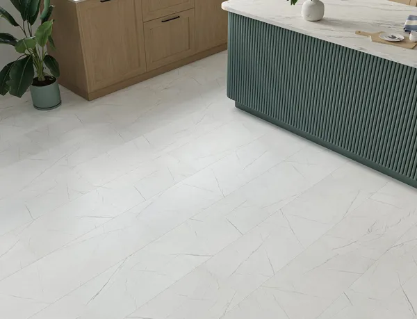 Moon White Marble 10mm Laminate Flooring