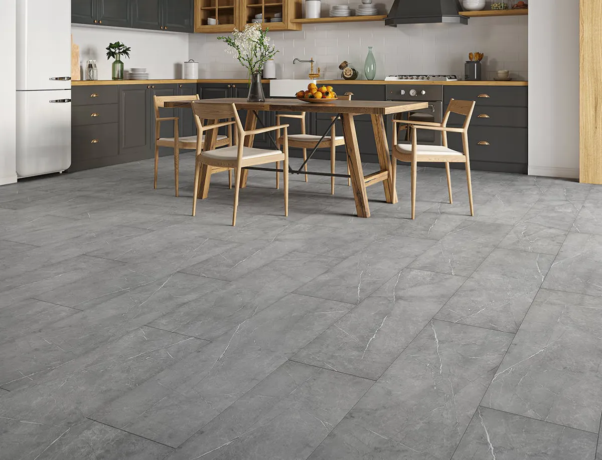 Dark Marble Tile 10mm Laminate Flooring