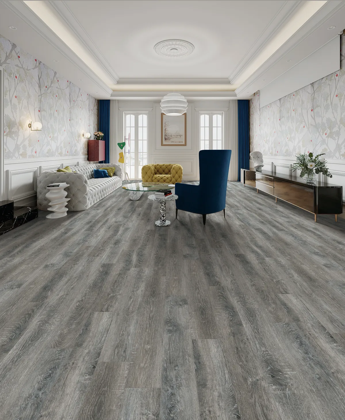 4m2 Dark Distressed SPC T187P