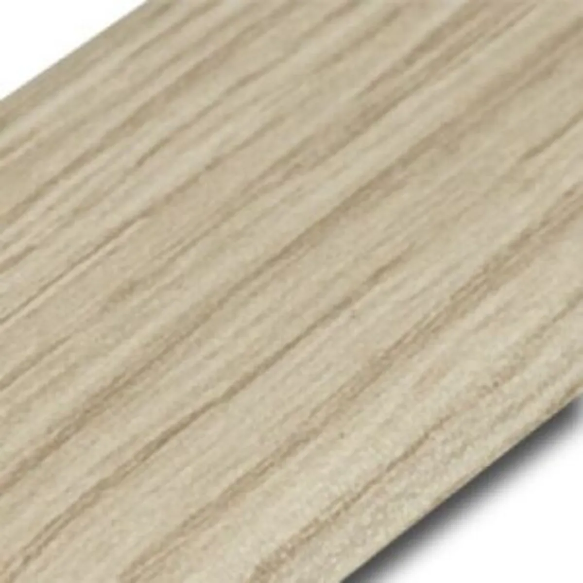 White Varnished Oak Laminate Ramp Bar - 0.9m