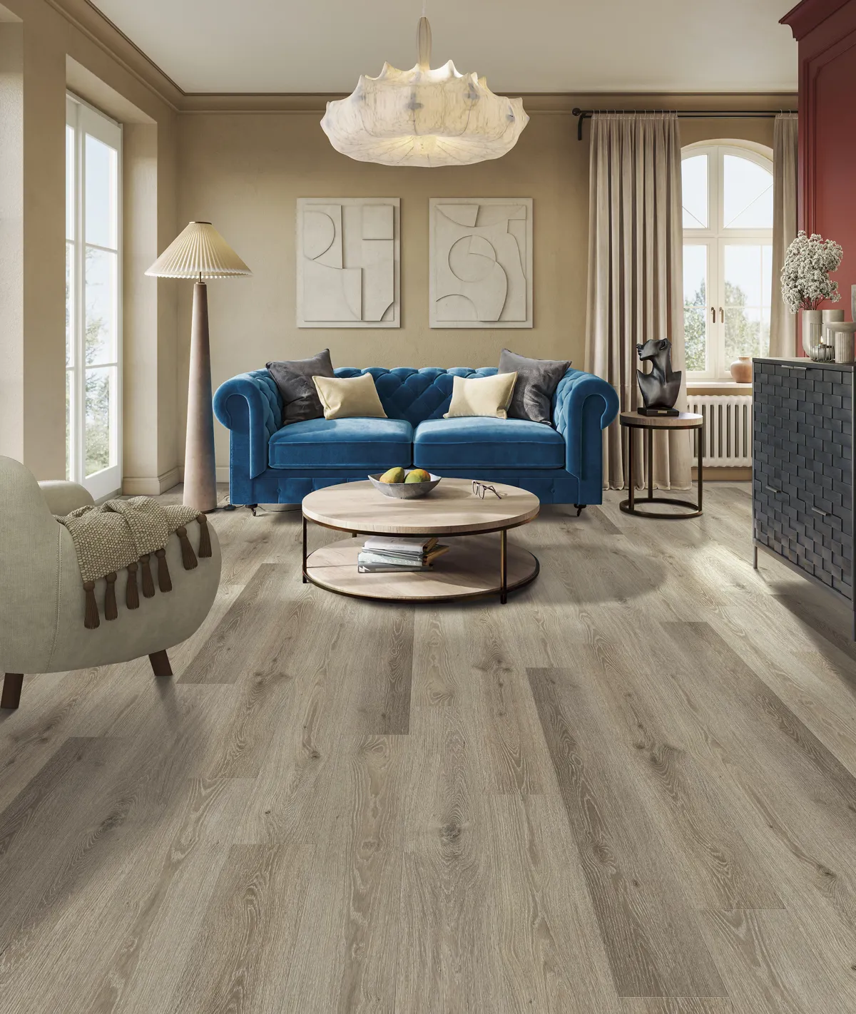 Greige Oak 3mm Premium LVT