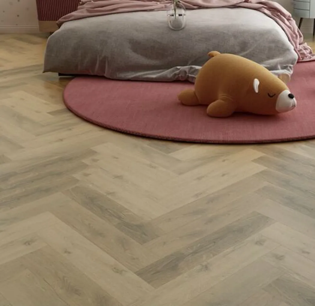 Natural Oak 5.2mm SPC Herringbone Click