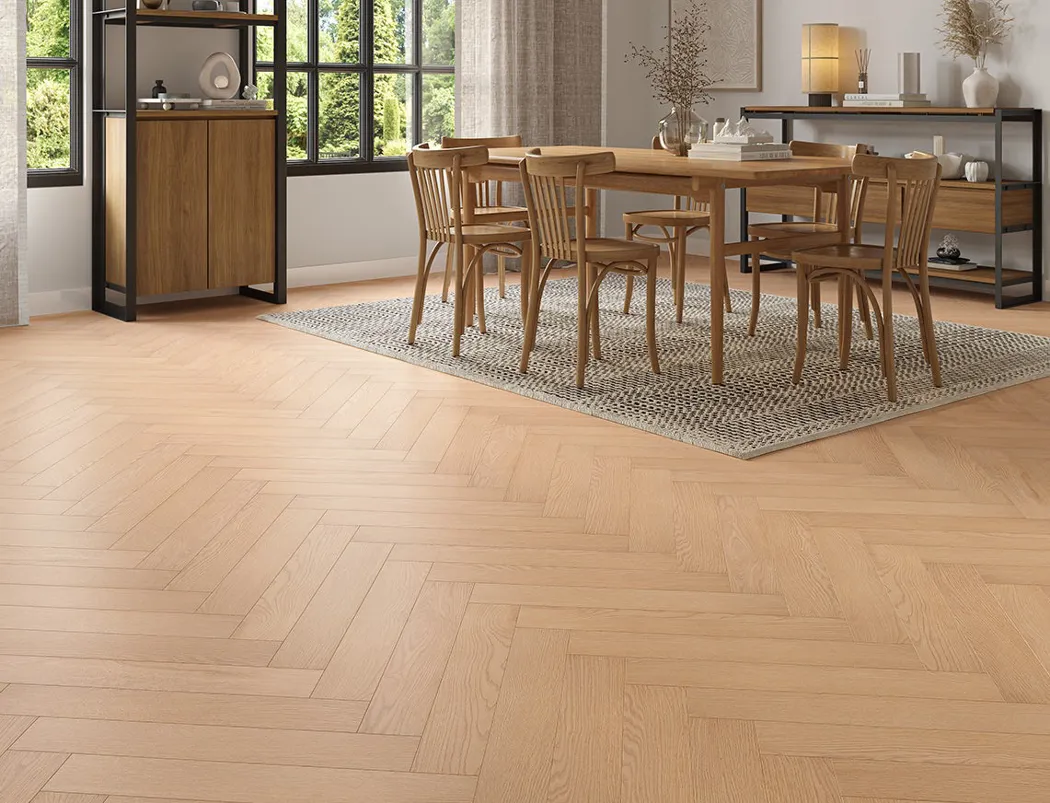 Noble Oak Deluxe 12mm Laminate Herringbone