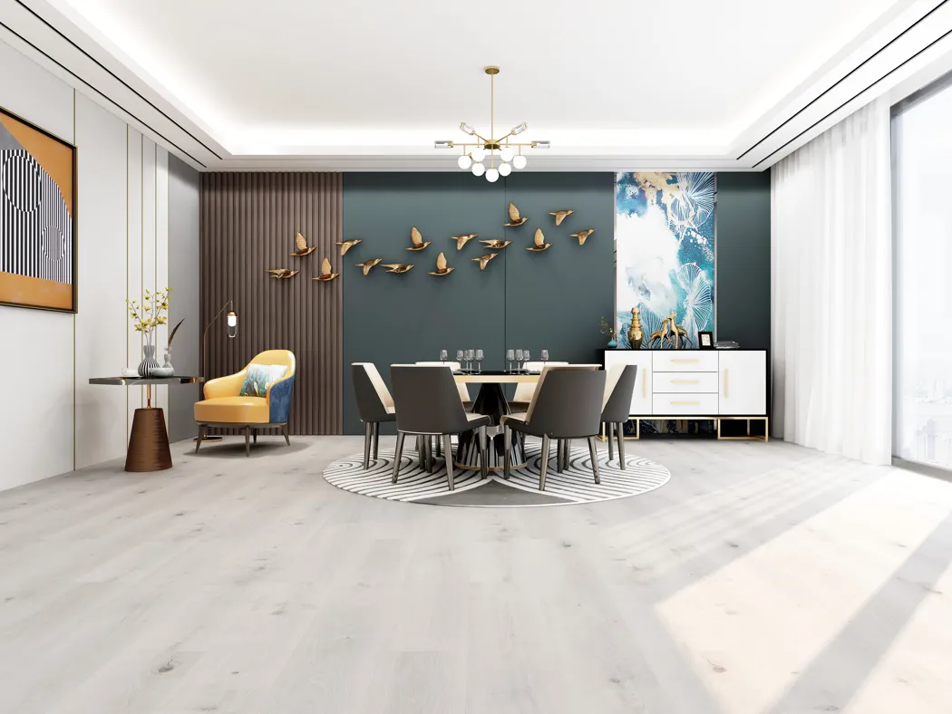 Dove White Pewter Oak Dryback LVT