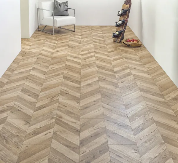 Medieval Oak Chevron 8mm Laminate 