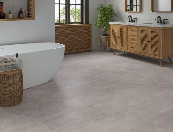 Marble Dove Grey 2mm Tile LVT