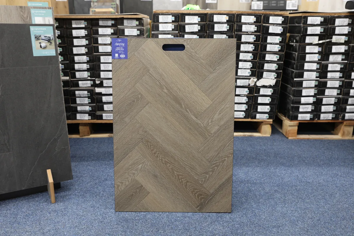 Worn Oak Herringbone 2.5mm LVT