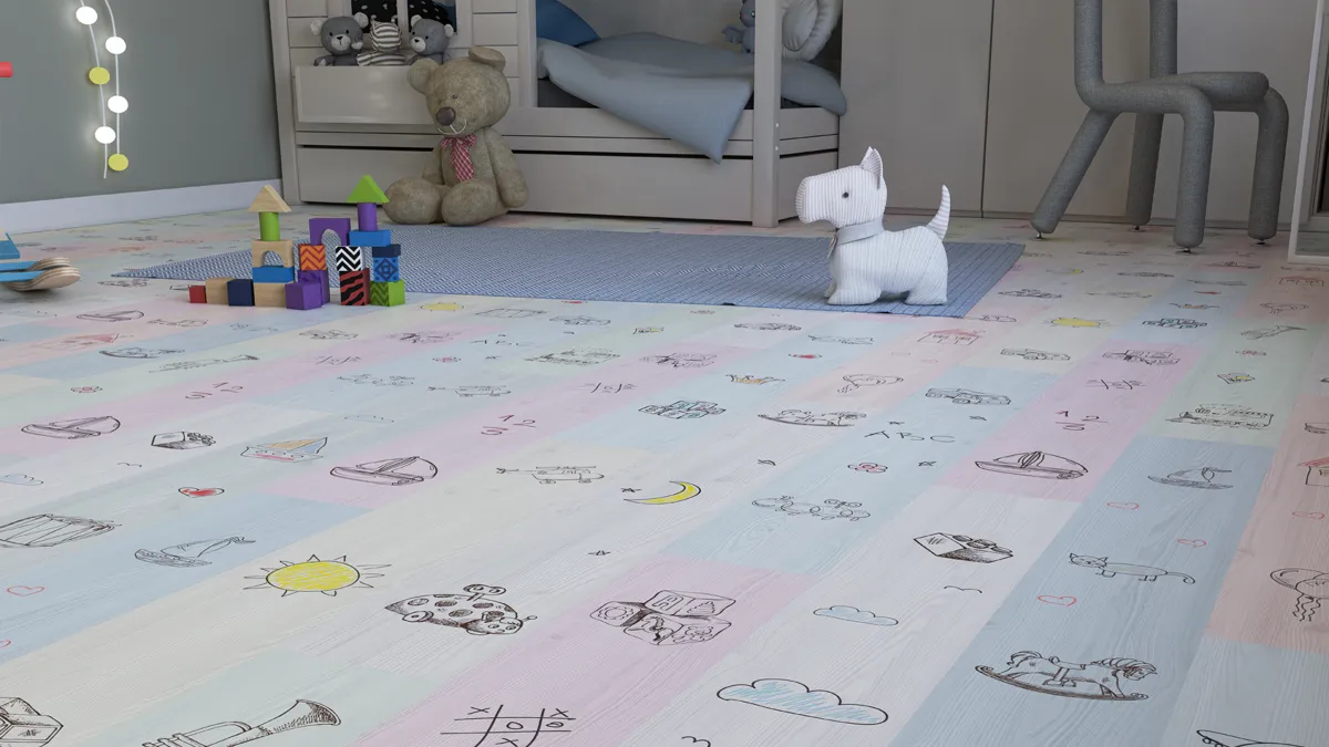 Kids World 8mm Laminate Flooring