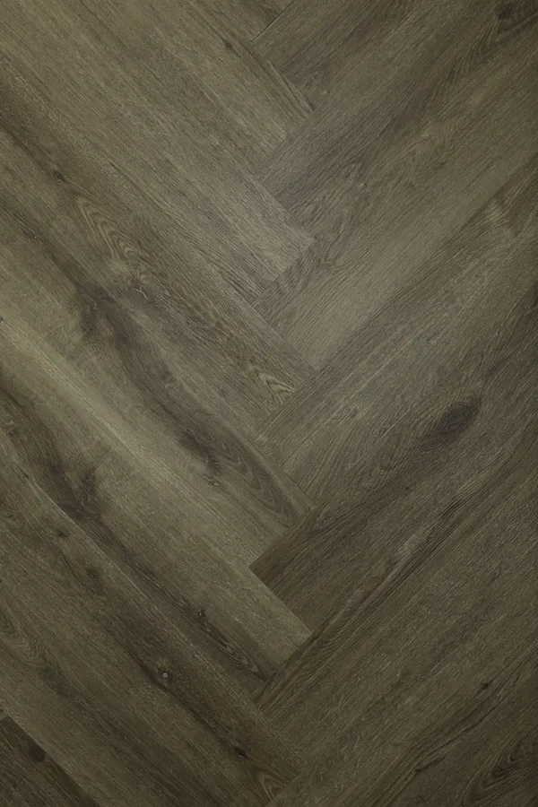Dark Chestnut PREMIUM Herringbone 6.0 SPC Vinyl Click