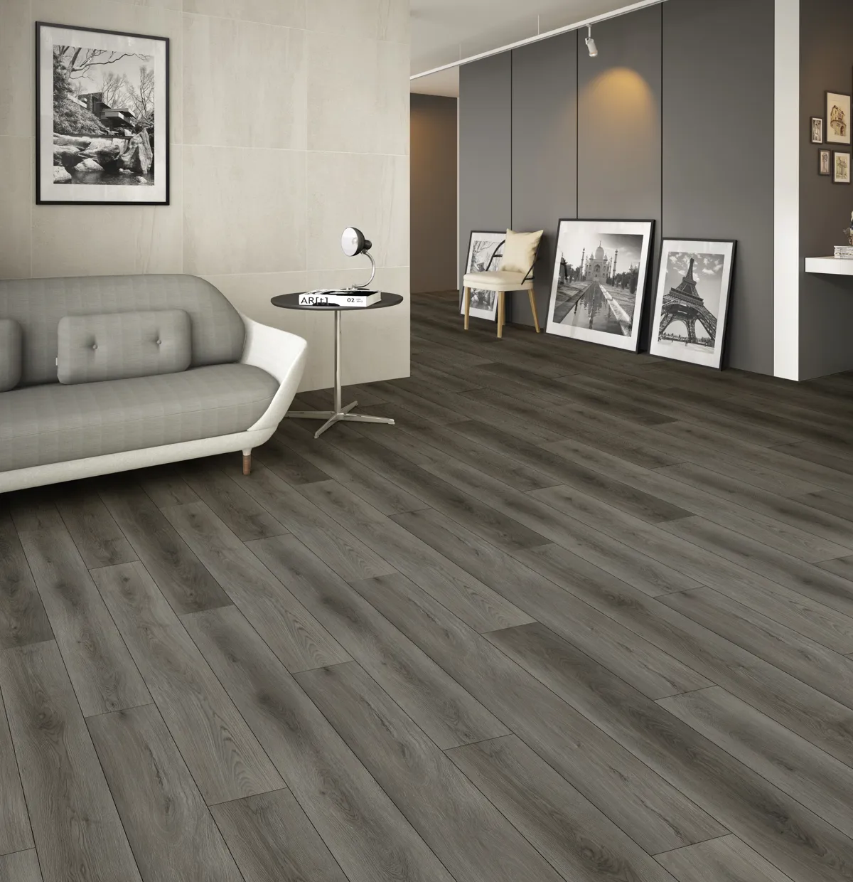 Midwest Grey Oak Dryback LVT