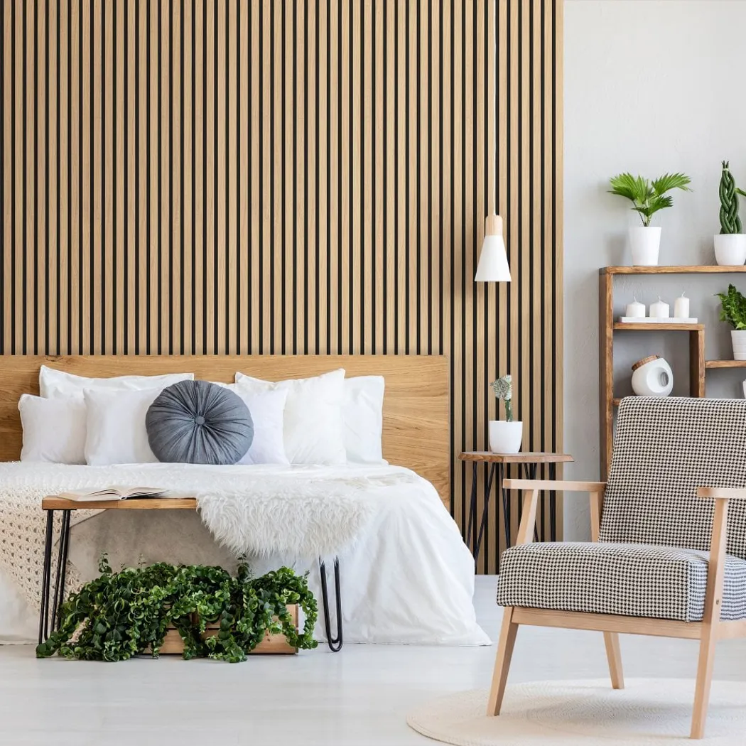 Oak Acousitic 24mm Wall Panel - 600x2700mm