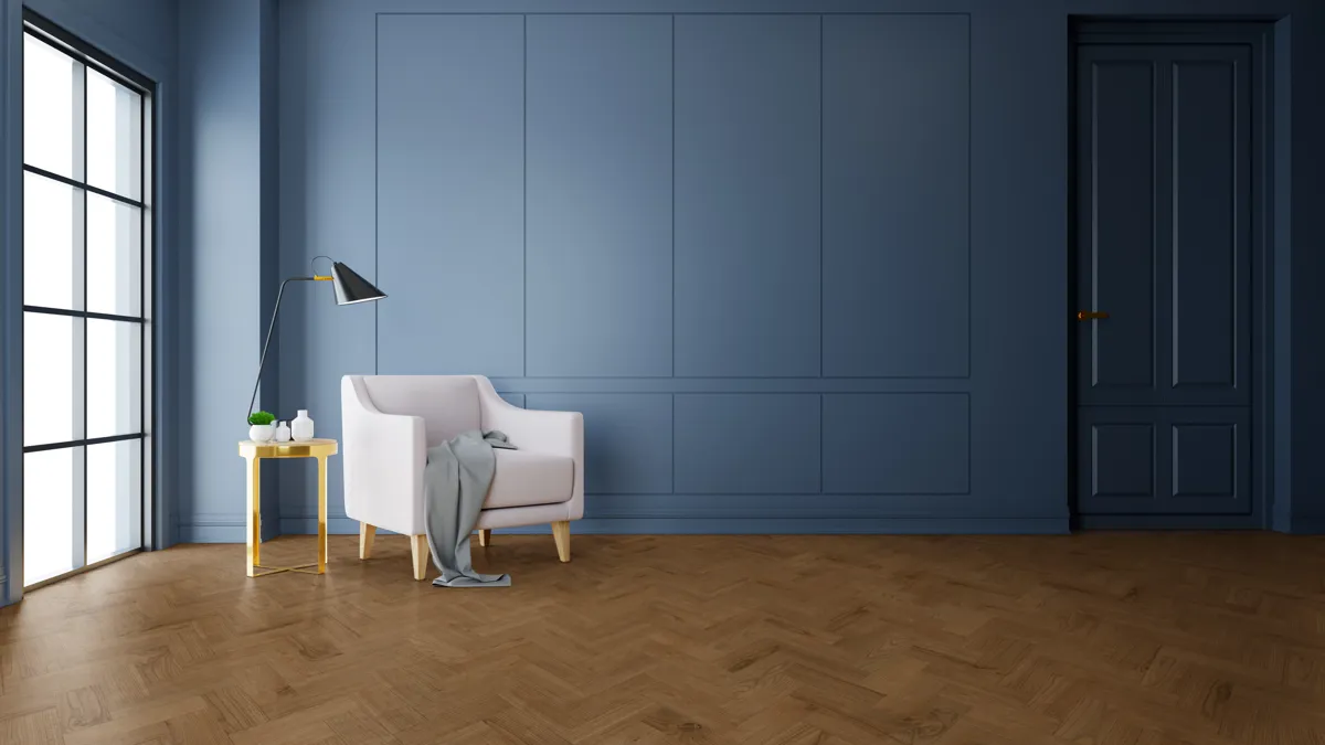 Heritage Oak Herringbone Dryback LVT