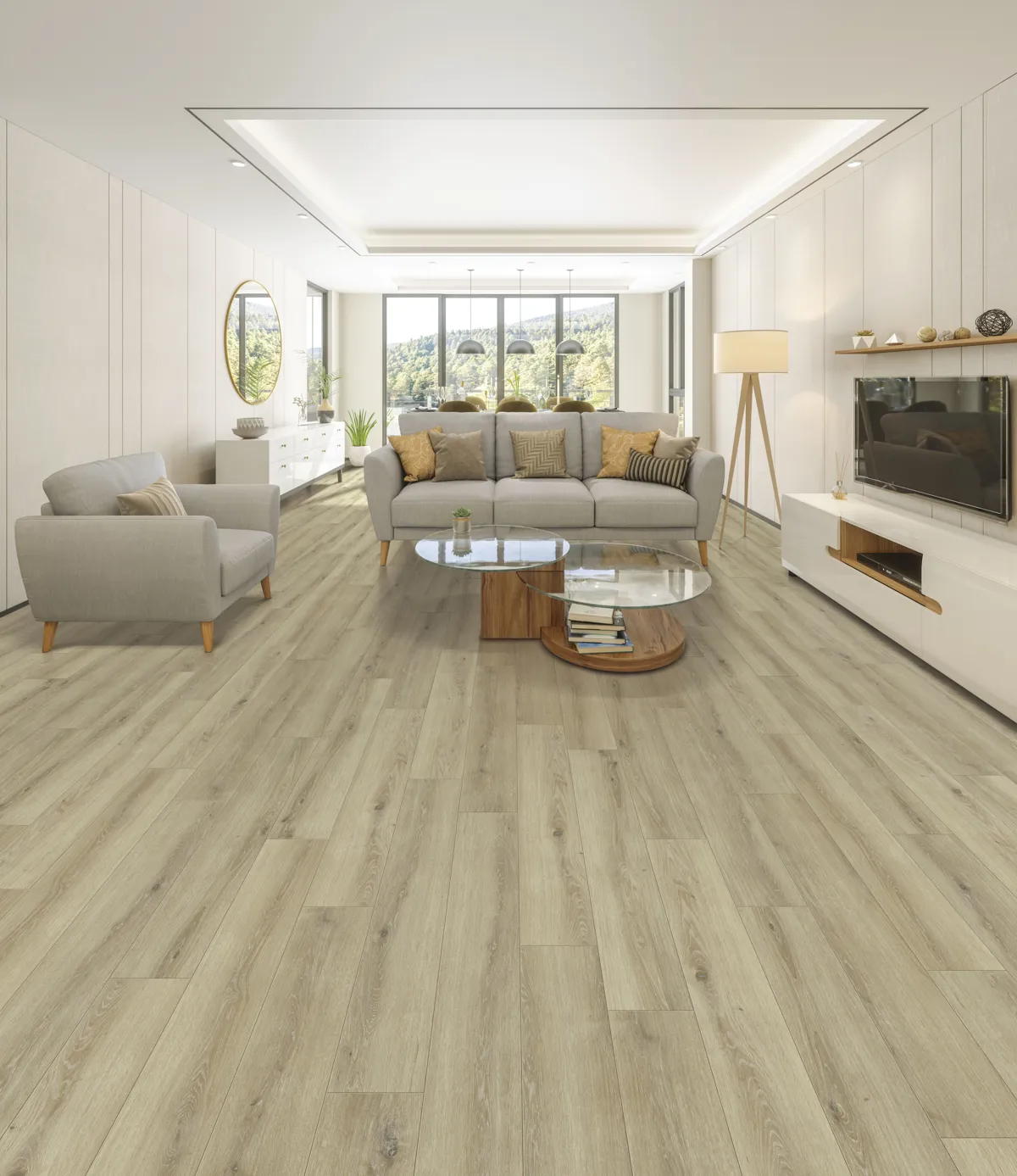 Warm Oak Natural PREMIUM 6.0 SPC Vinyl Click