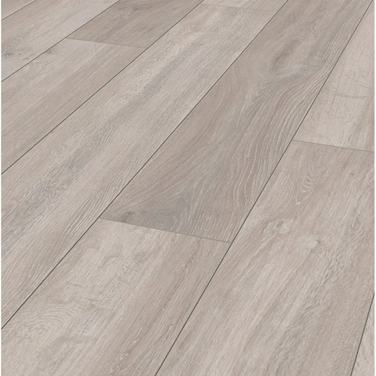 Whitewash Grey Oak 12mm Laminate Flooring