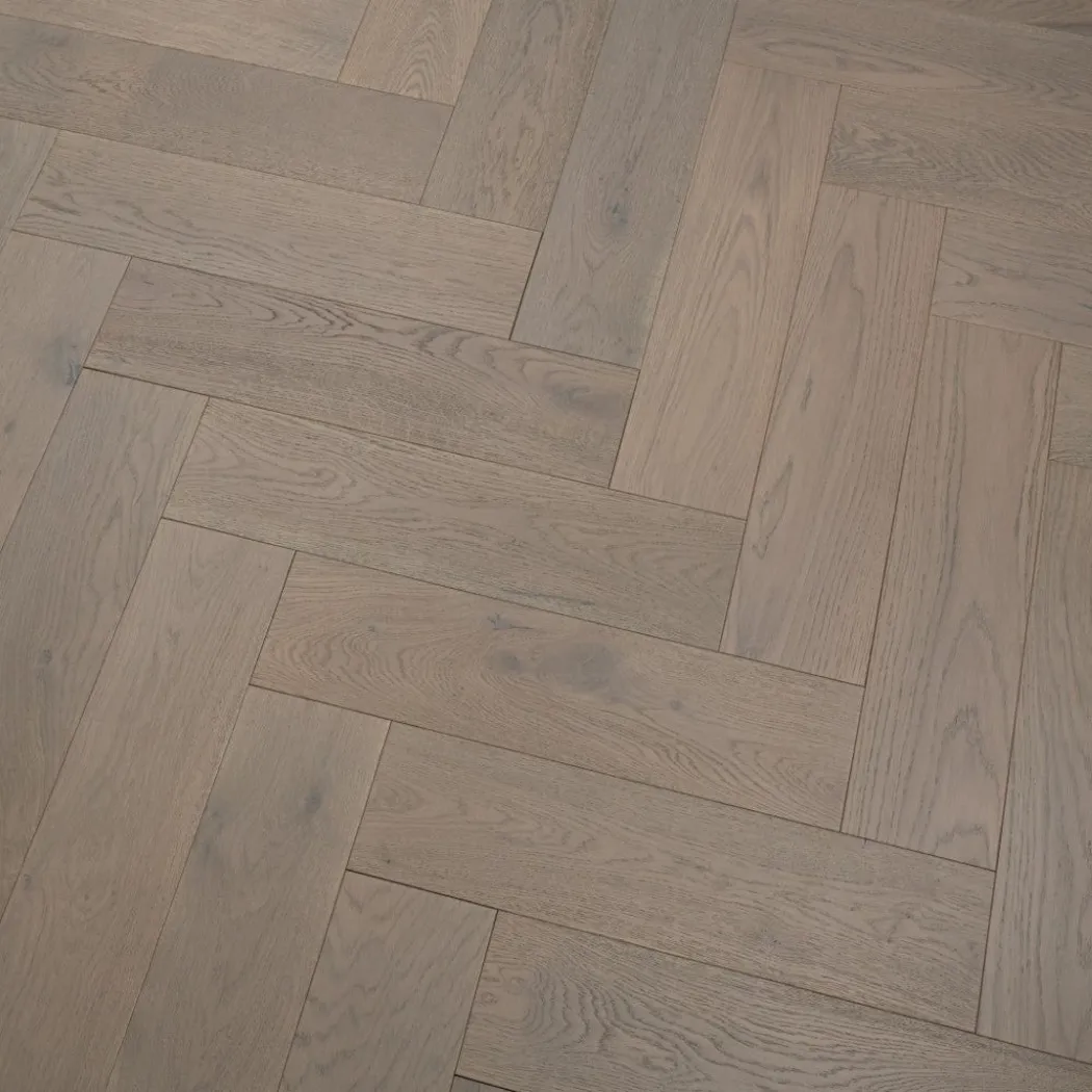 Grey Oak Herringbone 14mm Click