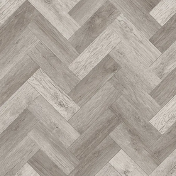 City Grey Oak Herringbone Dryback LVT