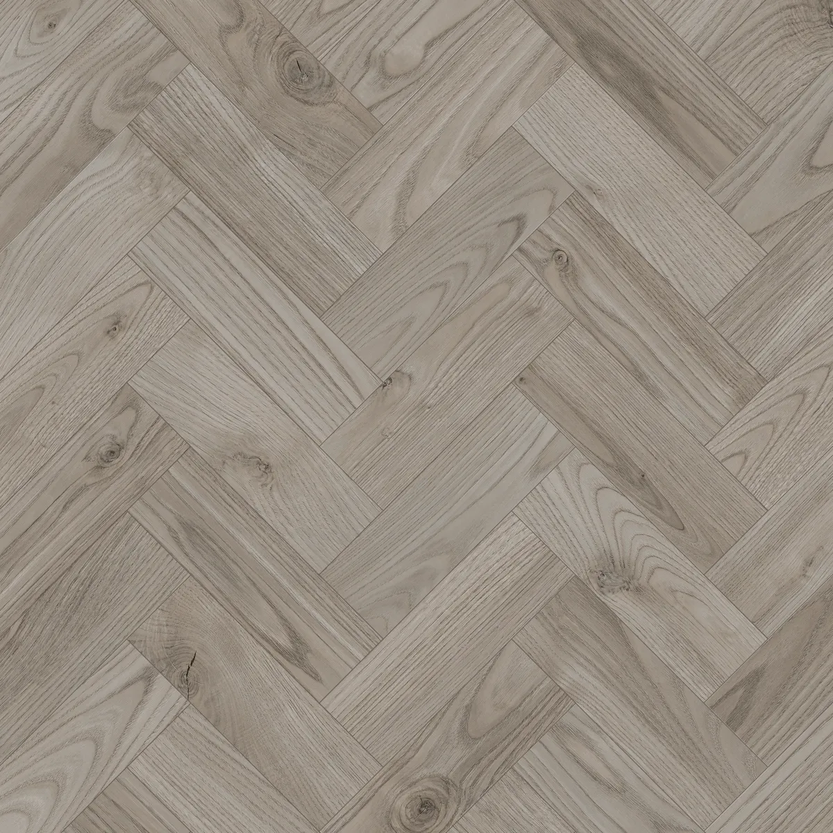 Smoked Oak Herringbone Dryback LVT