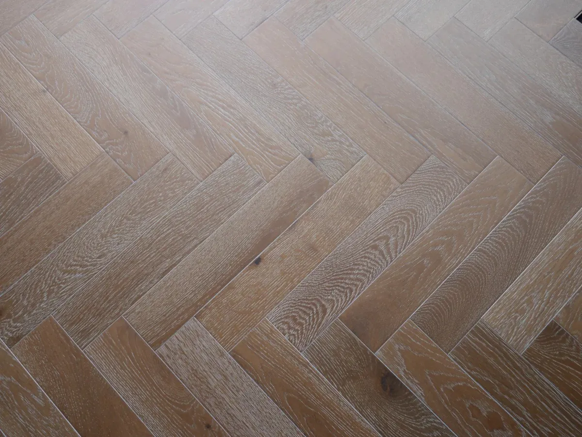 Smoked White Oak Herringbone 14mm