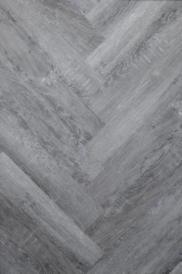 Dark Distressed PREMIUM Herringbone 6.0 SPC Vinyl Click