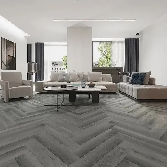 Yosemite Dark Grey Oak Herringbone 5.2mm SPC Click