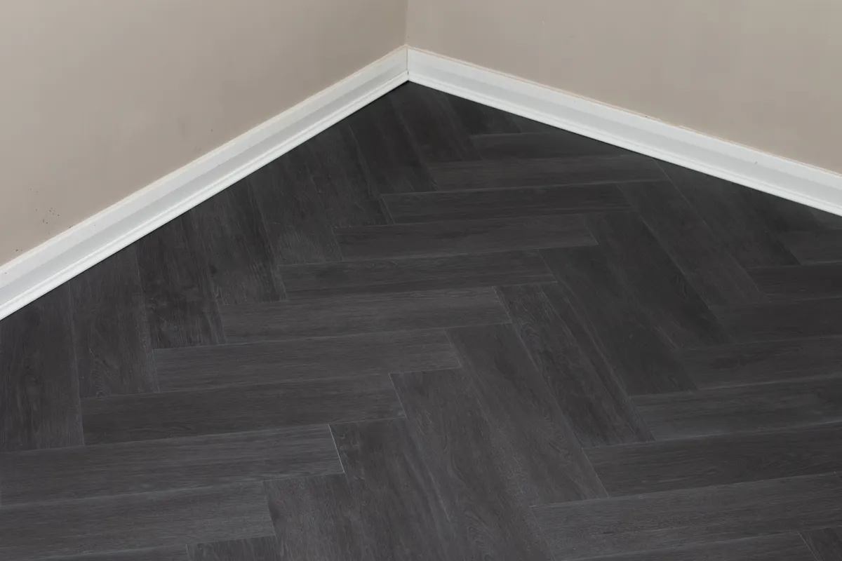 Nightfall Black Oak Herringbone 6mm SPC Click