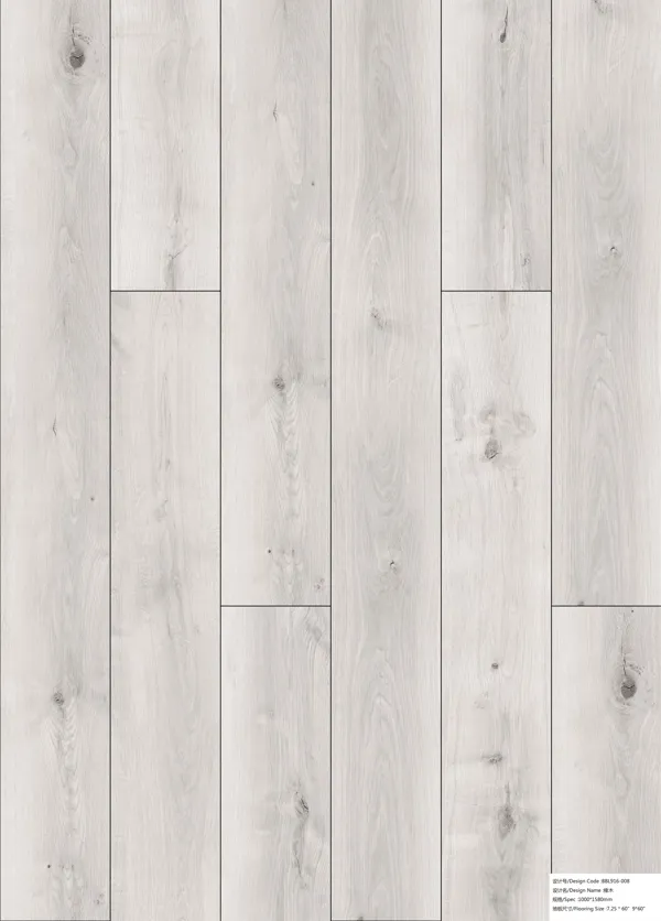 Dove White Pewter Oak Dryback LVT