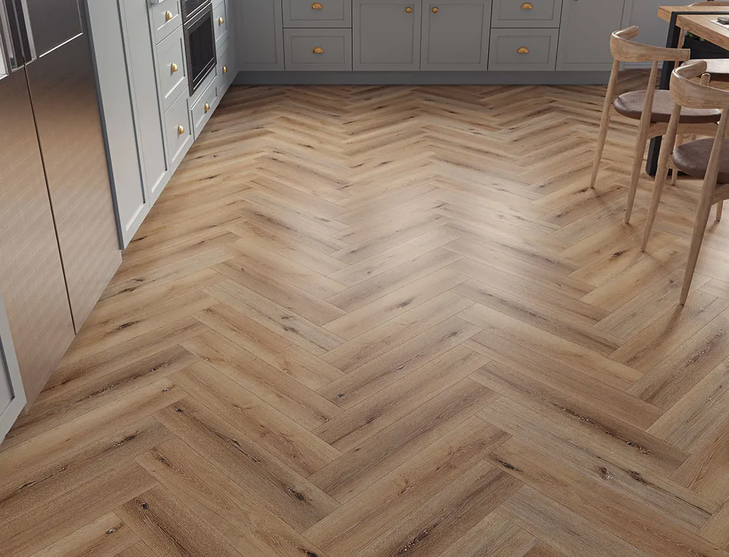 Camberley Oak 5mm Herringbone SPC Click