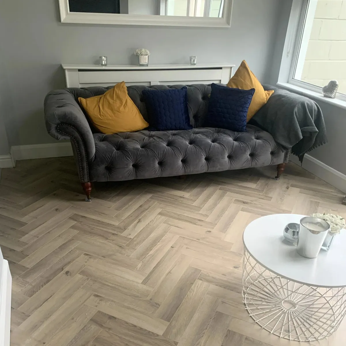 Greek Oak Herringbone 12mm Laminate