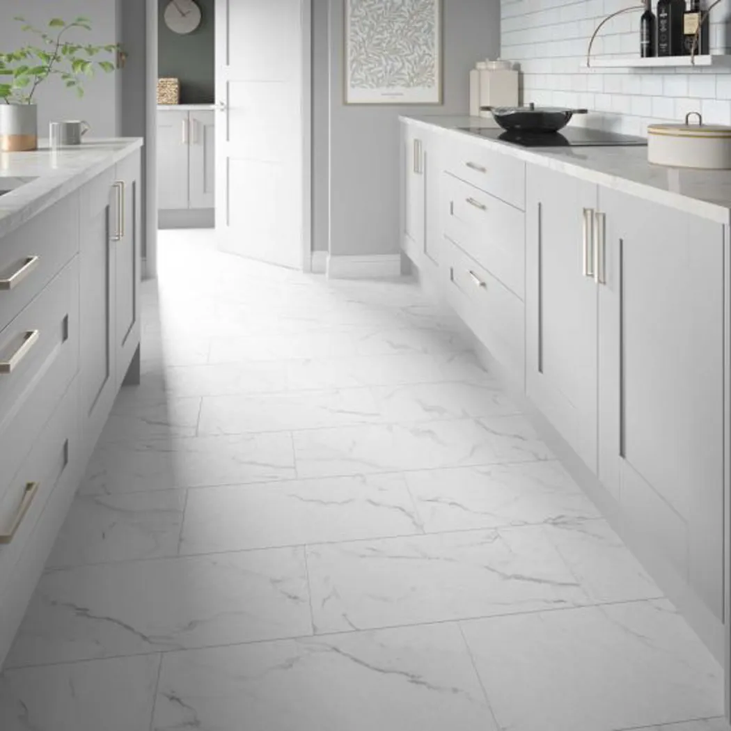 White Marble Tile SPC Click